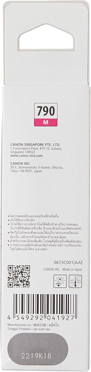 Canon GI790 M Original Magenta Standard Yield Ink Cartridge 