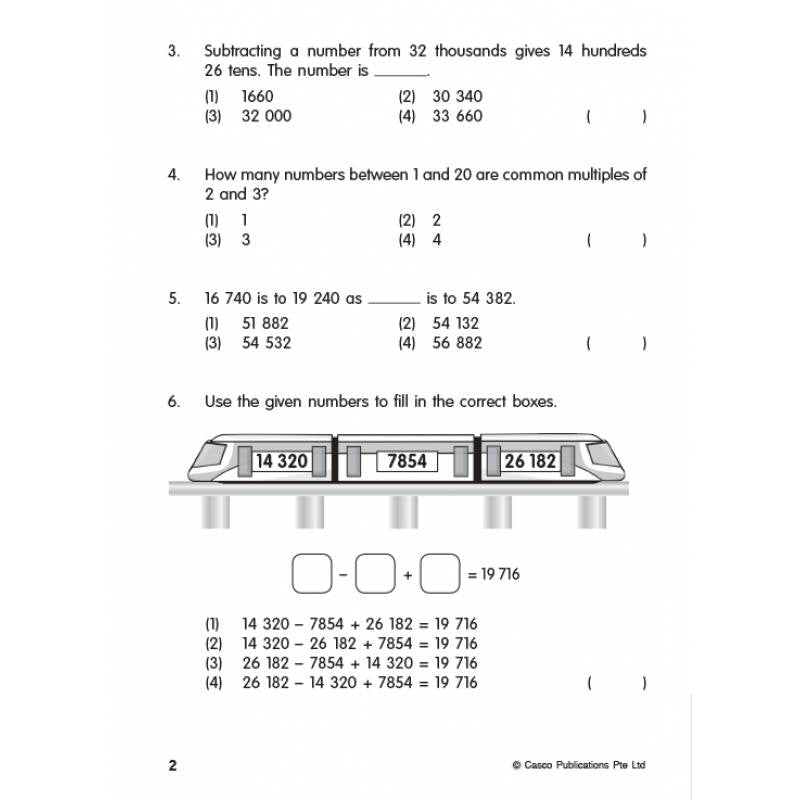 Primary 4 IQ Mathematics 