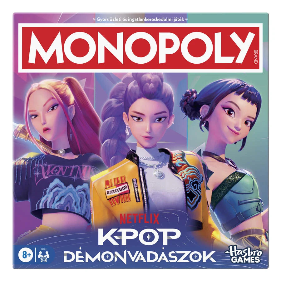 Hasbro Monopoly KPop Demon Hunters Edition Board Game