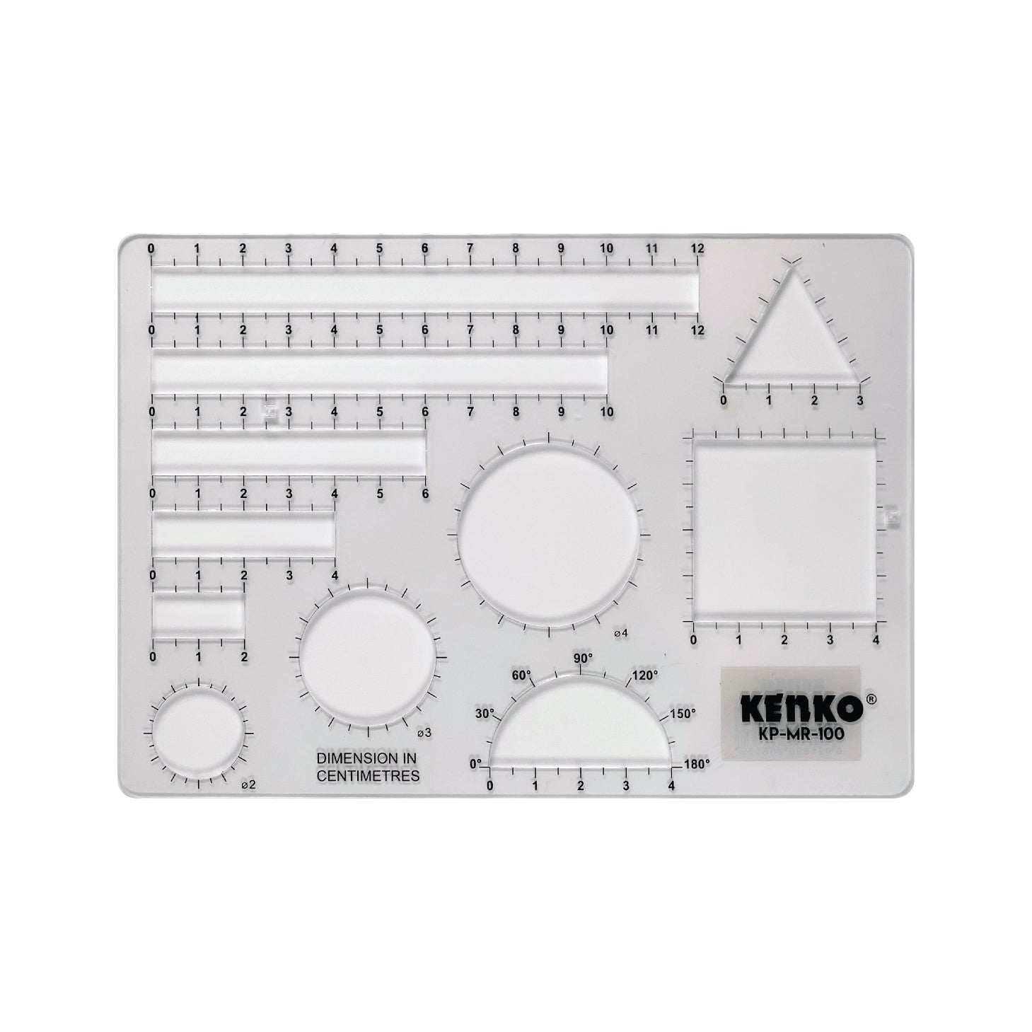 Kenko Model Ruler Transparent