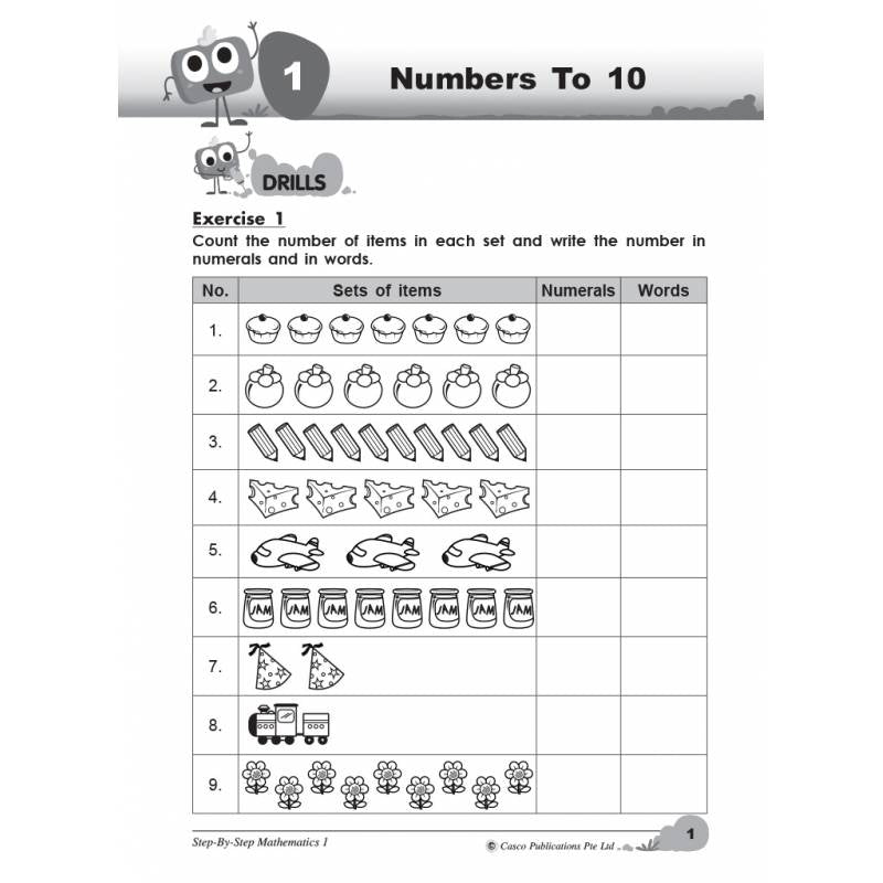 Primary 1 Step-By-Step Maths - Revised Edition