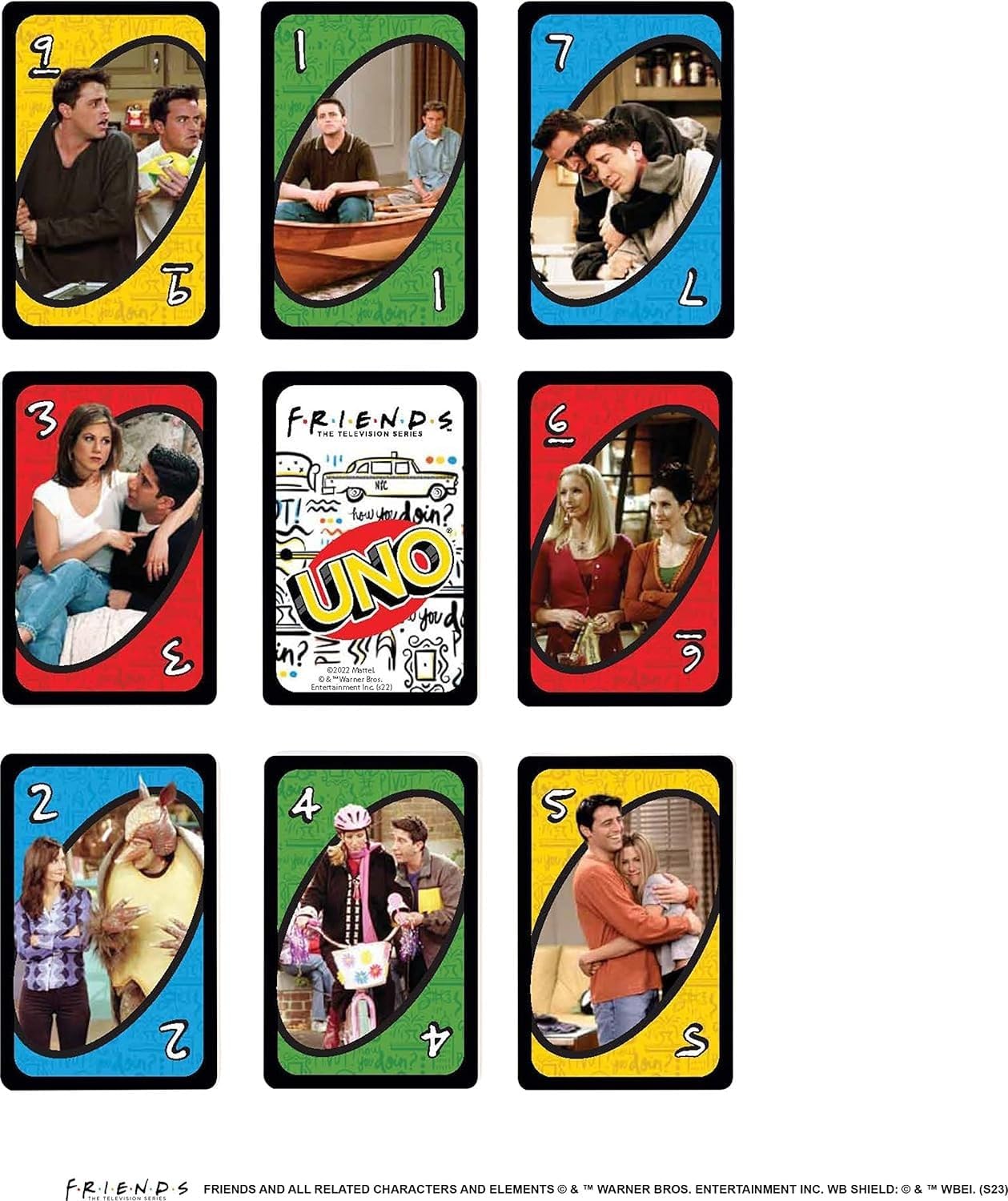 MATTEL UNO LICENSED FRIENDS