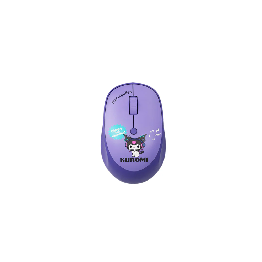Thecoopidea Sanrio Retro Tappy Wireless Keyboard & Mouse Set (Kuromi)