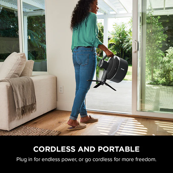 Shark FlexBreeze Cordless & Portable Fan - FA221 - Black