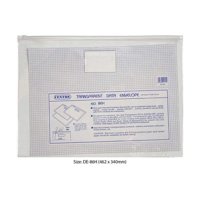 Centre Pvc Zip Bag  A3