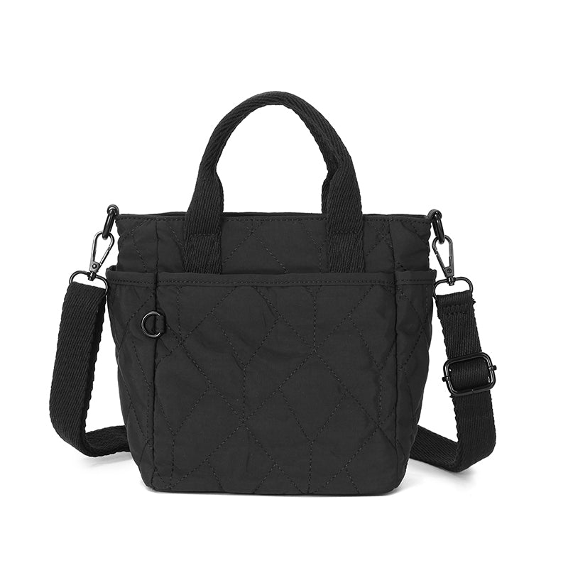 2-In-1 Quilted Nylon Handbag & Sling Bag – 5 Assorted Colours