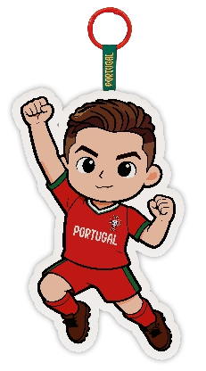 Football Star Plush Bag Charm