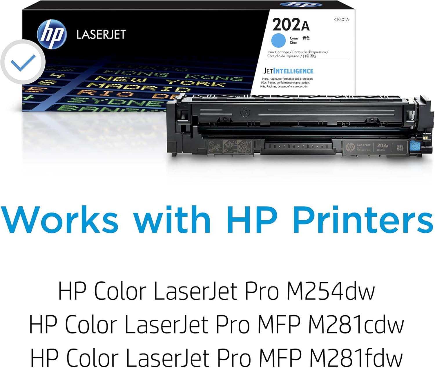 HP 202A Original Cyan Toner Cartridge  
