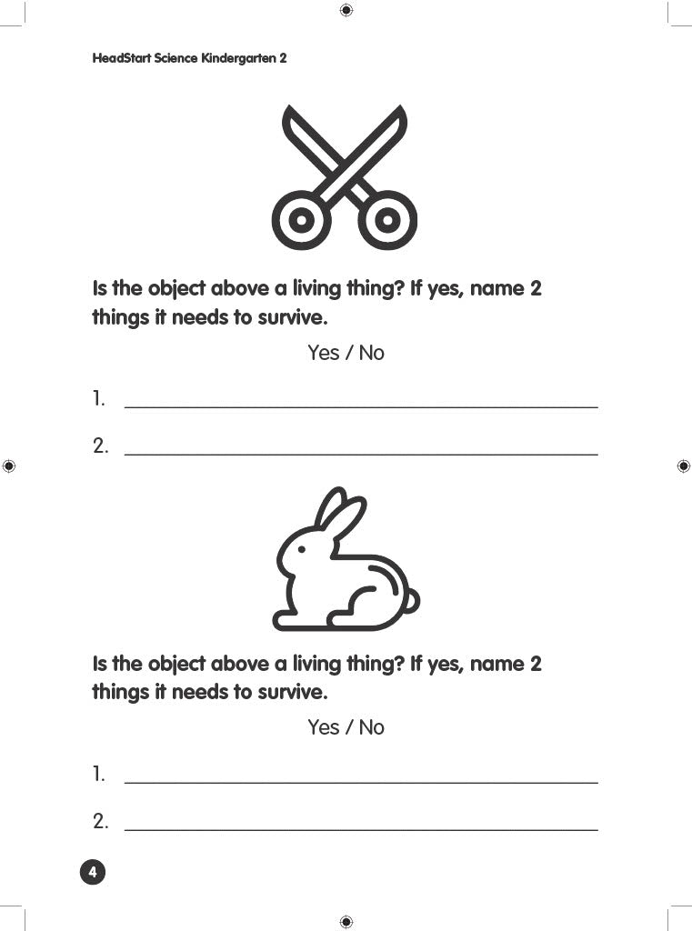 K2 Headstart Science Kindergarten 2