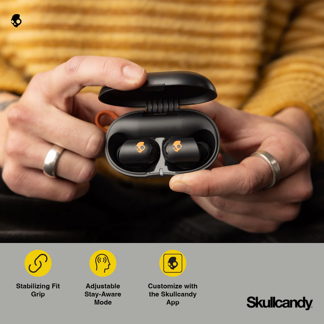 Skullcandy Sesh ANC Active True Wireless Sport In-Ear Earbuds