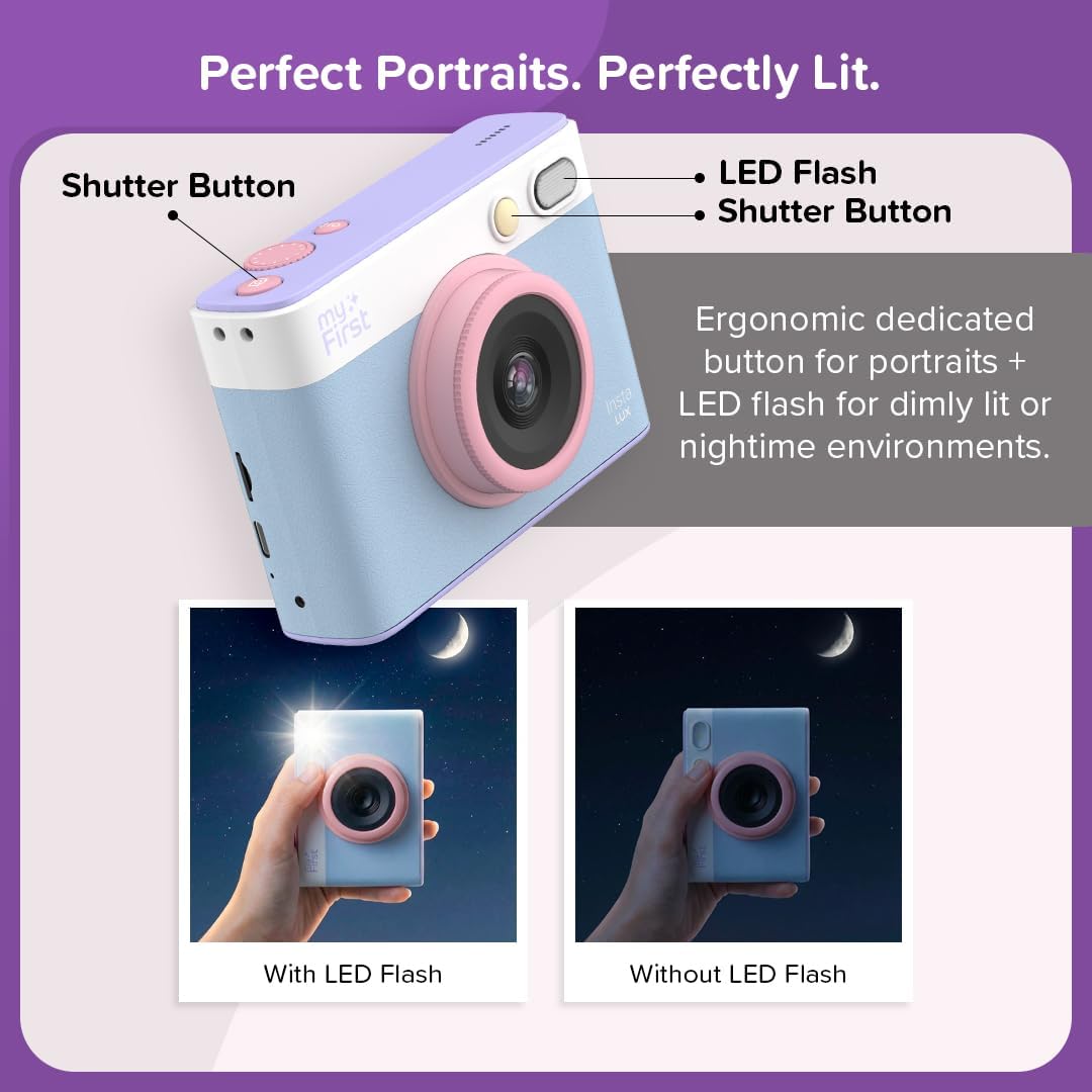 myFirst Insta Lux Instant Camera - Cotton Candy
