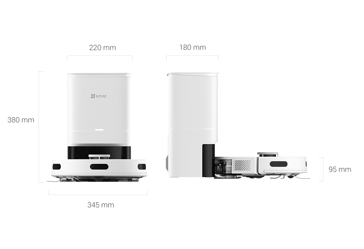 EZVIZ RE4 Plus Robot Vacuum & Mop Combo