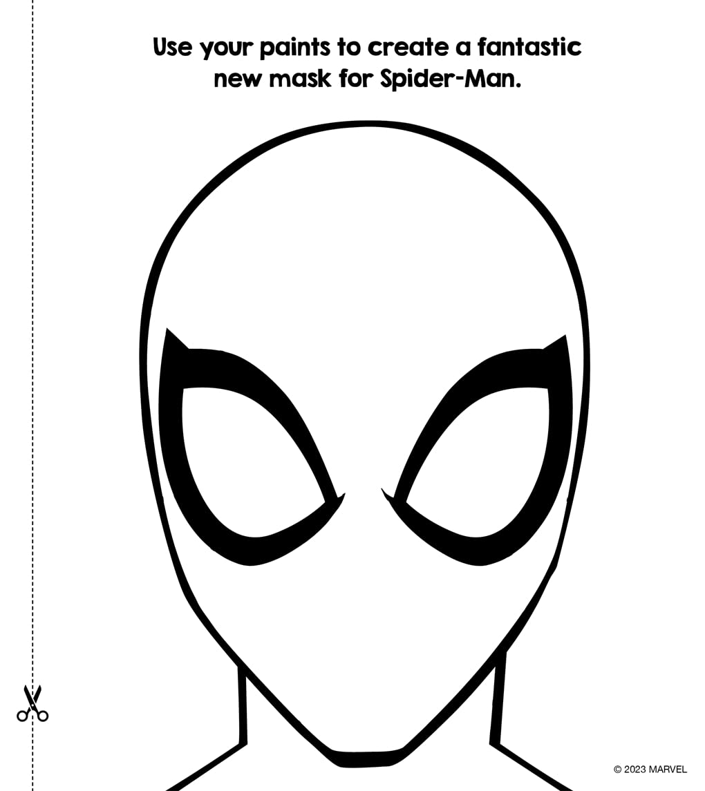 Marvel Finger Painting (Paperback)