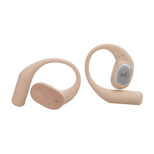 JBL Sense Lite True Wireless Open-Ear Headphones with JBL OpenSound Technology and Ear Hook Design - Beige