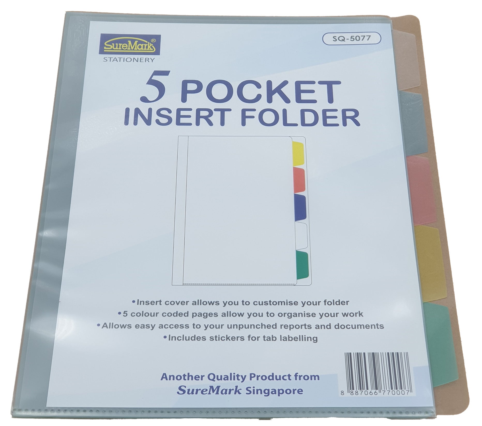 5 Part Index Folder 