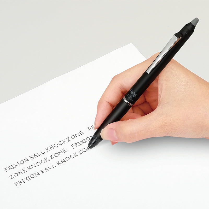 PILOT FRIXION BALL KNOCK ZONE ERASABLE PEN EXTRA FINE 0.5MM ALL TIME BLACK