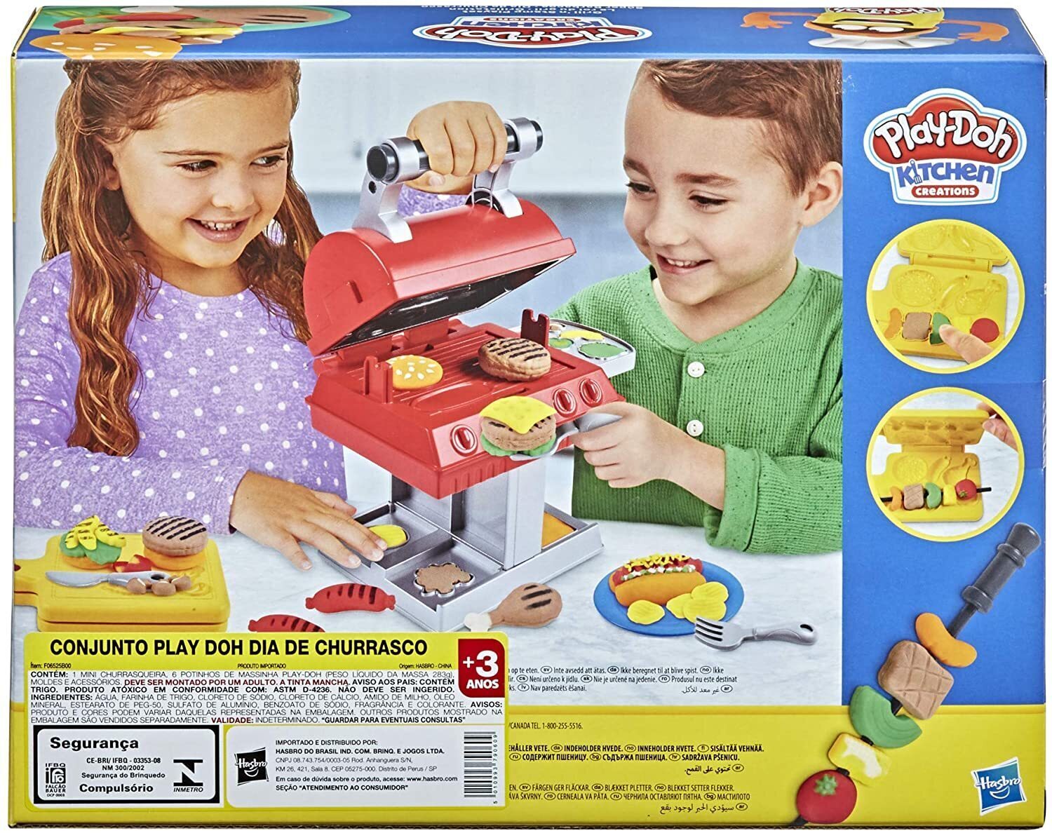 HASBRO PLAYDOH GRILL N STAMP PLAYSET