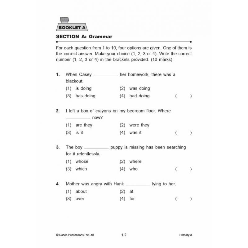English Examination Papers Primary 3 (Pack)