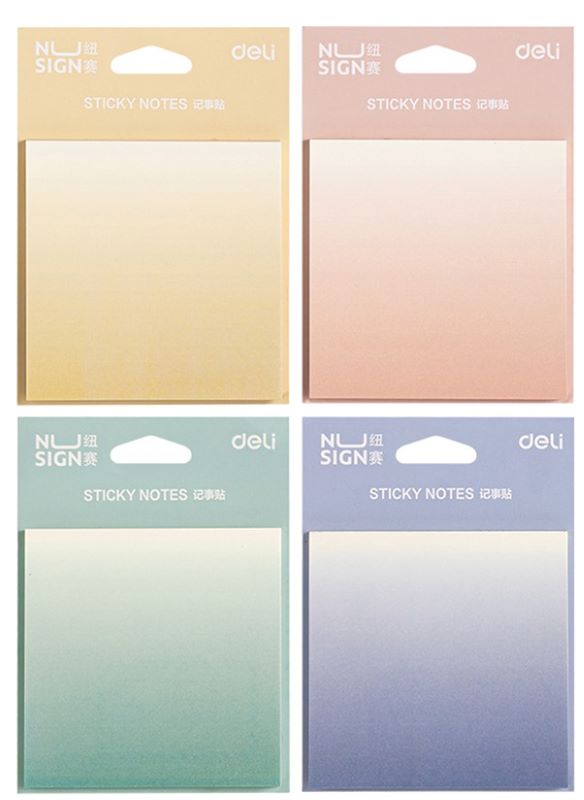 DELI NUSIGN STICKY NOTES 74*74 60S NS357