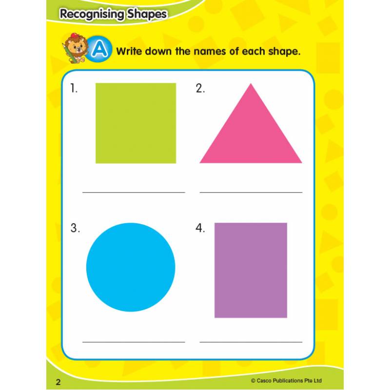 Maths Tutor Early Skills Series Book 2: Shapes and Patterns
