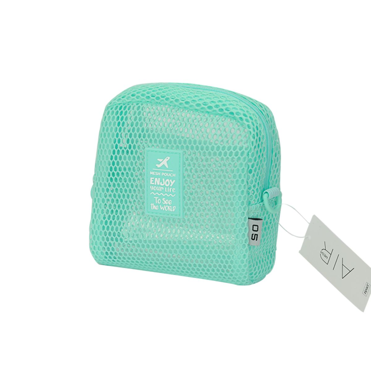  Mesh Square Pouch Mint V24605-MT