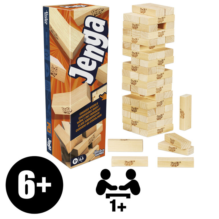 HASBRO JENGA GAME WITH DIGITAL DIE