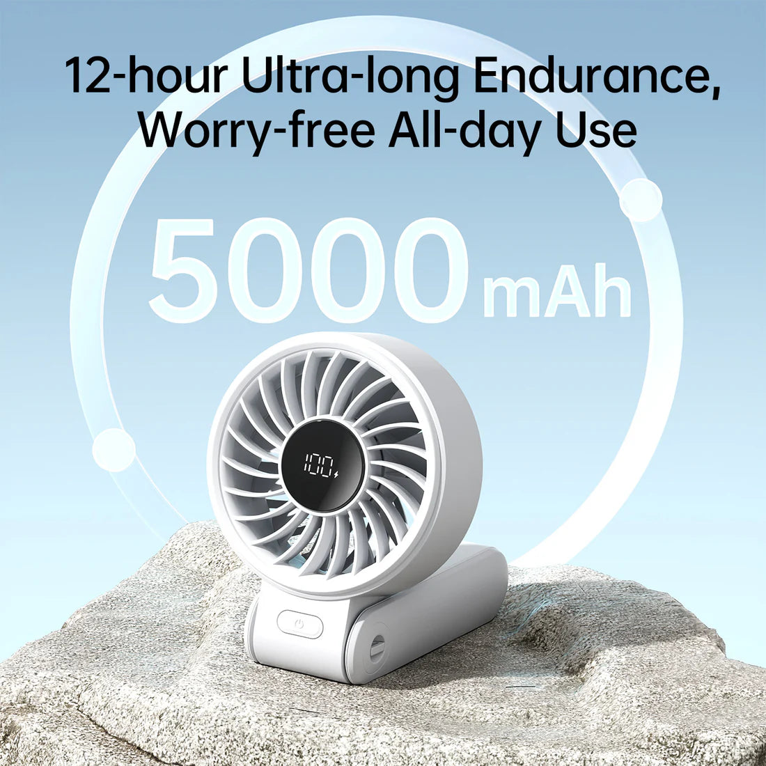 JisuLife Handheld Fan Life 7 5000mAh - Pink