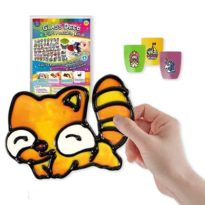 KS ART N CRAF GLS DECO 3IN1 PEELABLE KIT