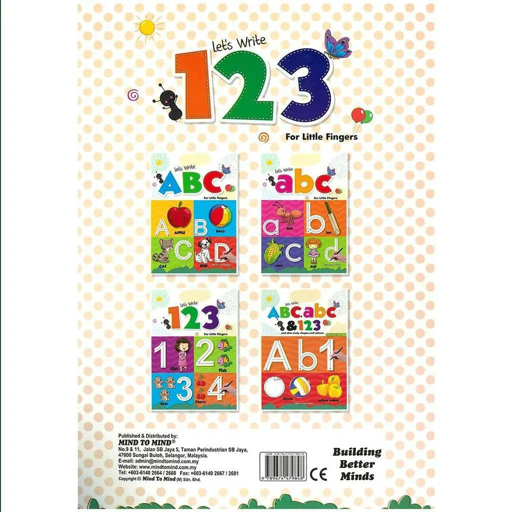 Lets Write: Abc,abc,123,Shape Color