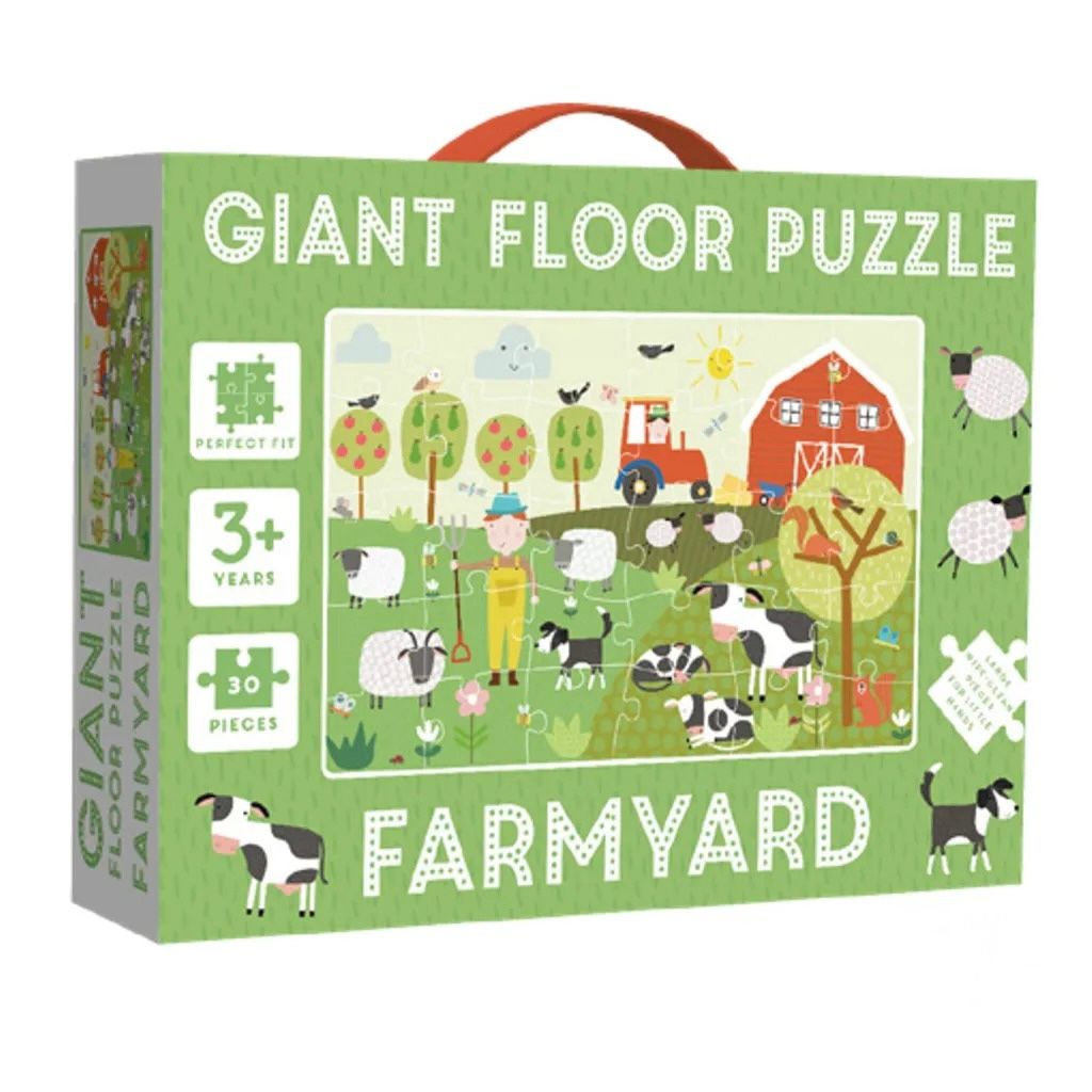 GIANT FLOOR 30 PIECES PUZZLE FARMYARD