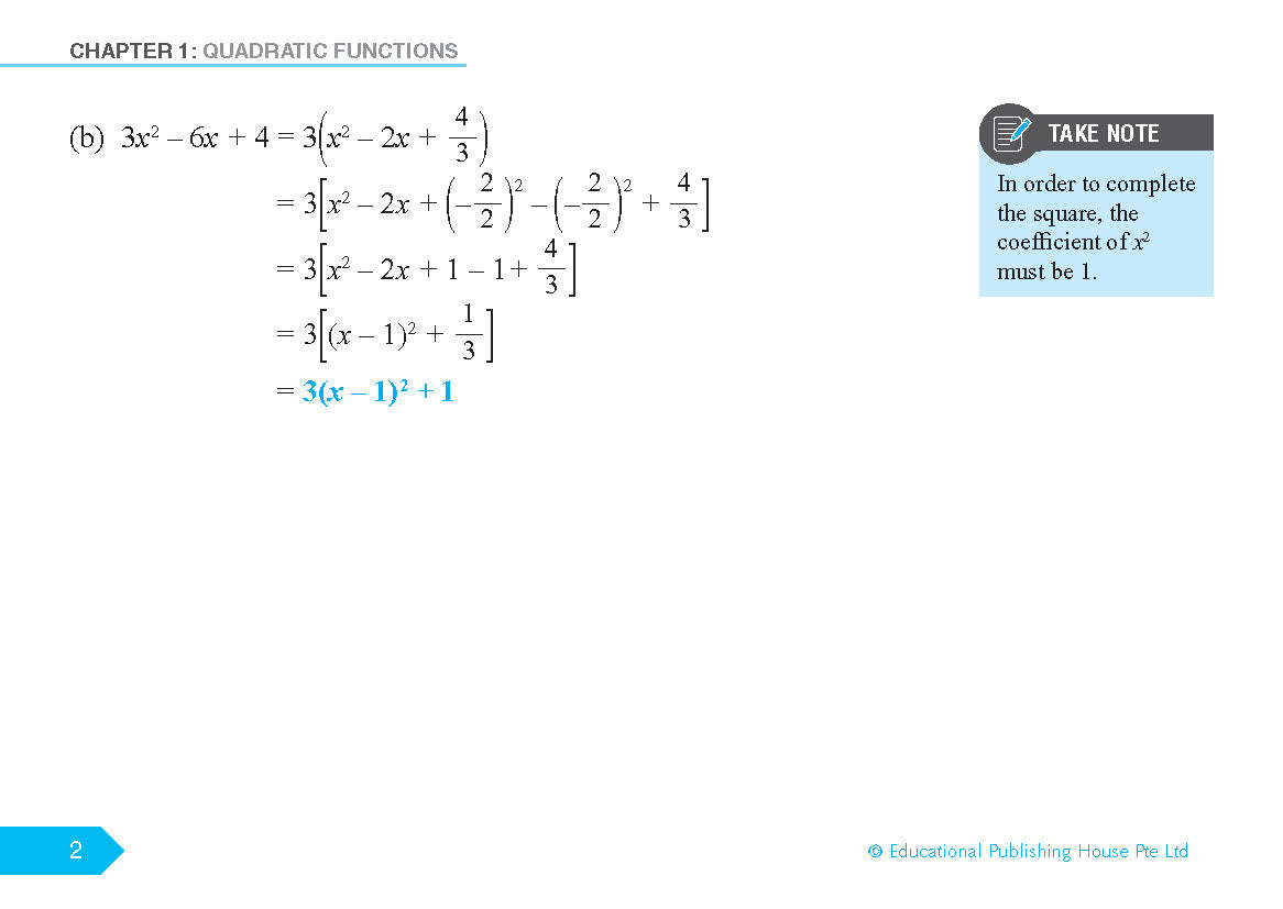S3/4 G3/G2 Add Maths Quick Revision Handbook