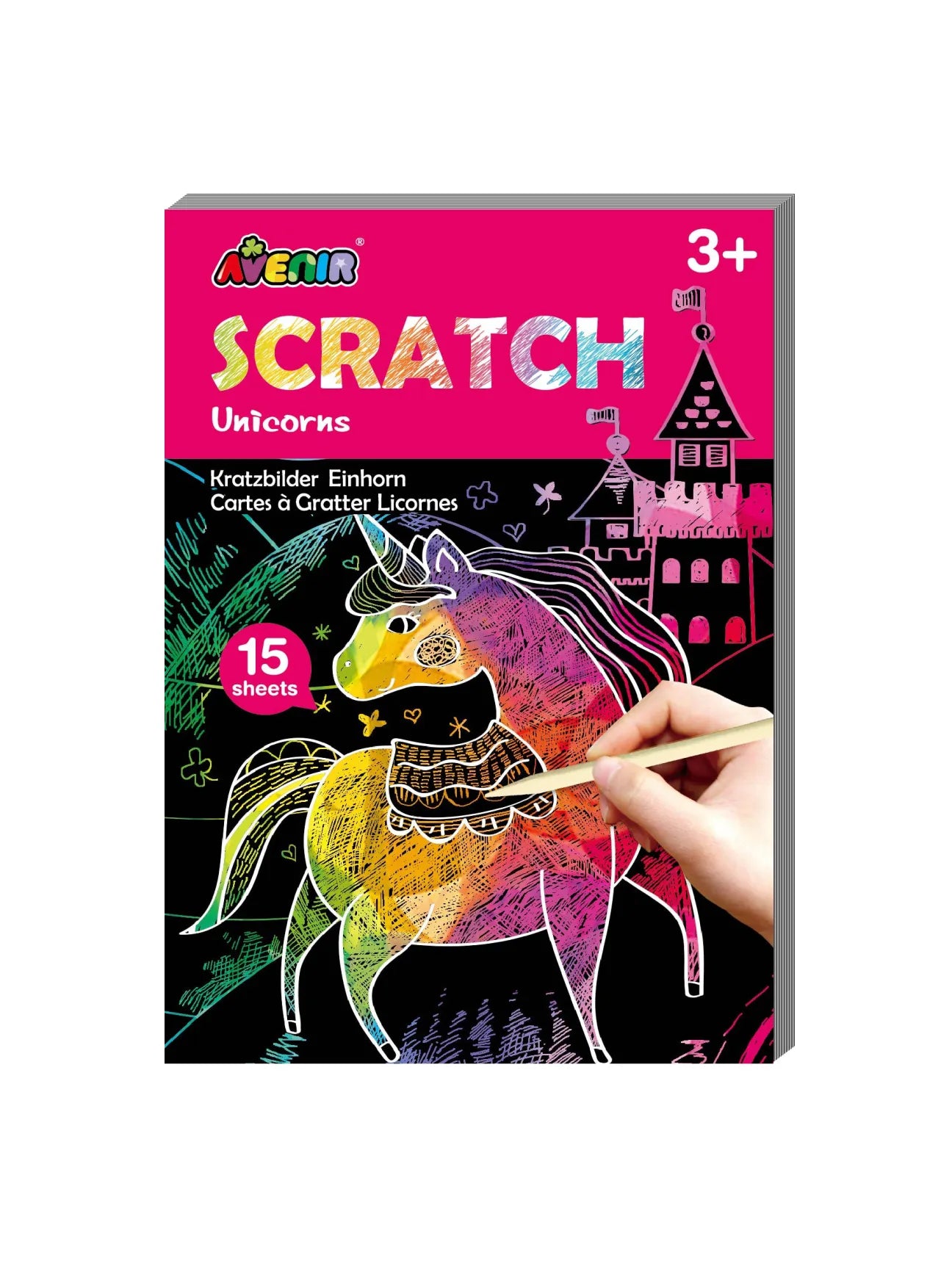 AVENIR MINI SCRATCH BOOK UNICORNS