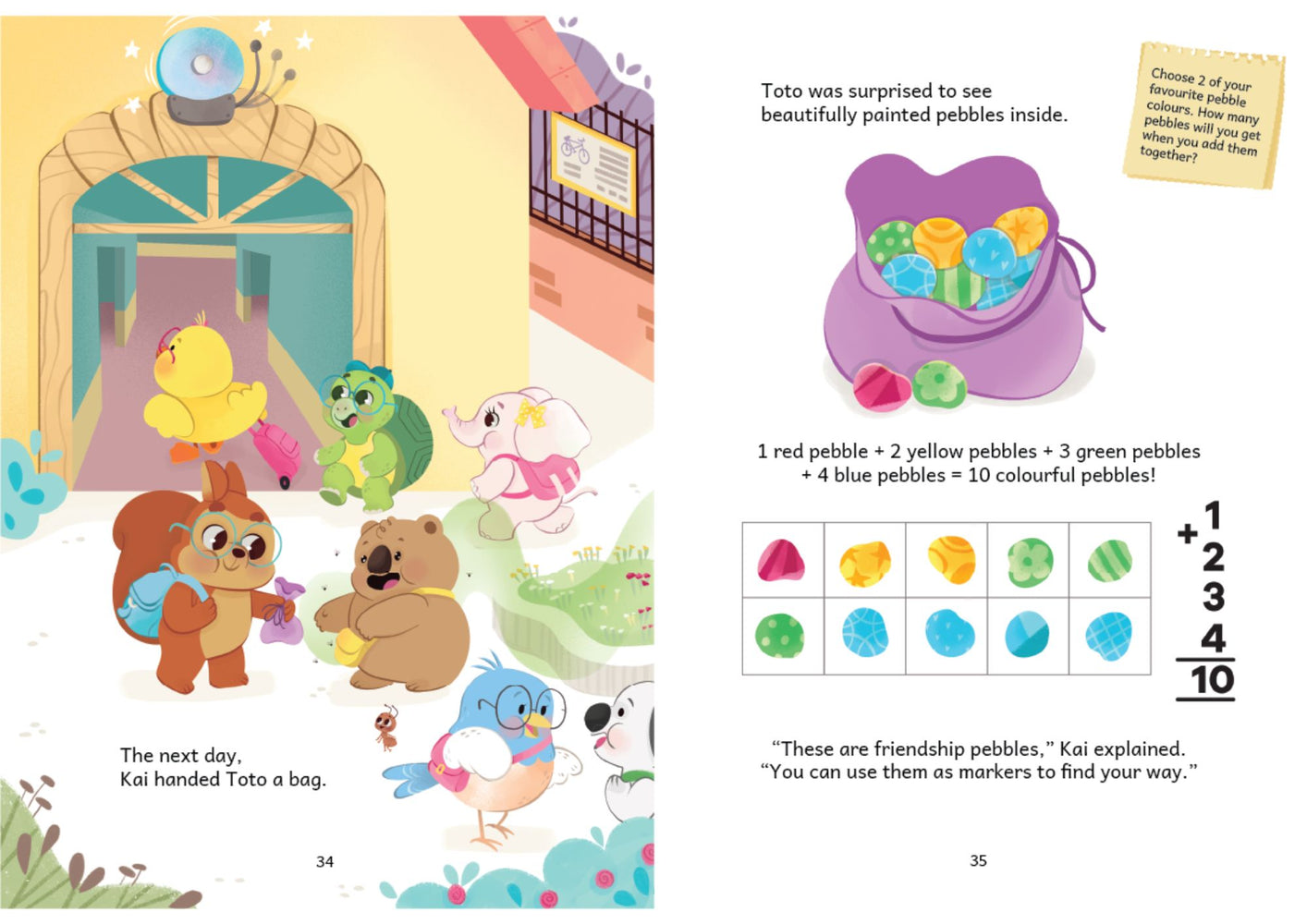 Maths Storybook: A Smelly Blessing - Addition within 10 (5-7yo)