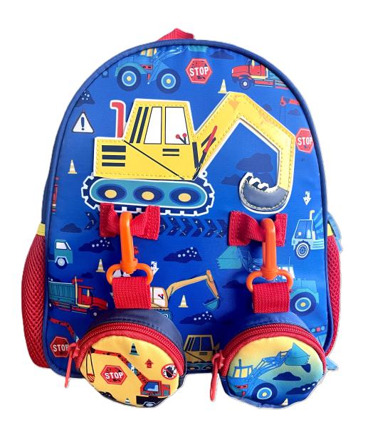 Assorted Kids Backpack With 2 Coin Pouch U2054
