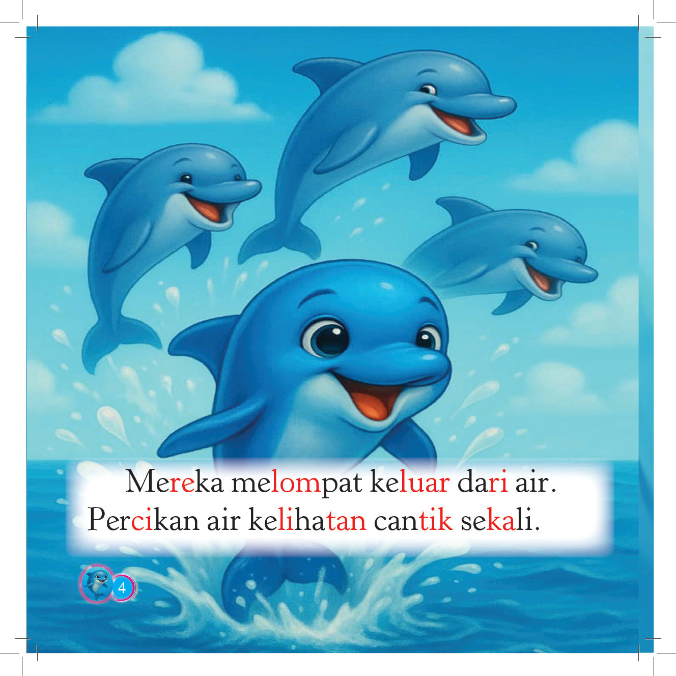 Siri Anak-anak Haiwan Comel : Anak Lumba-lumba Pinter
