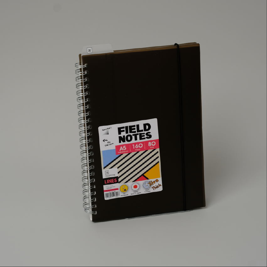 Hw Wire-o Pp Line Notebook A5 80g 160pg