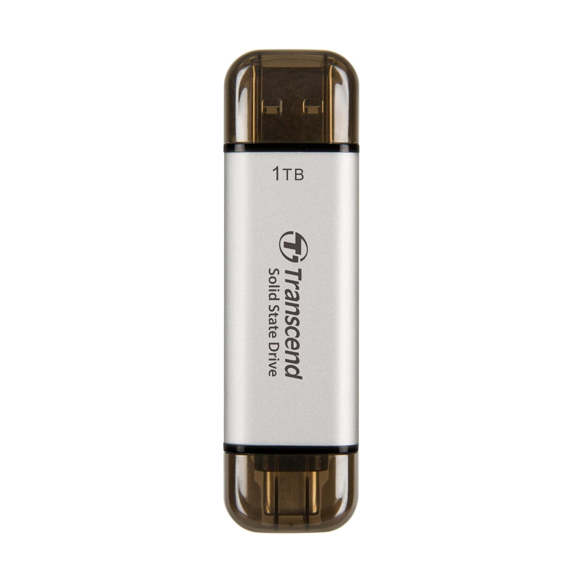 Transcend TS1TESD310S Portable SSD, 1TB, Silver
