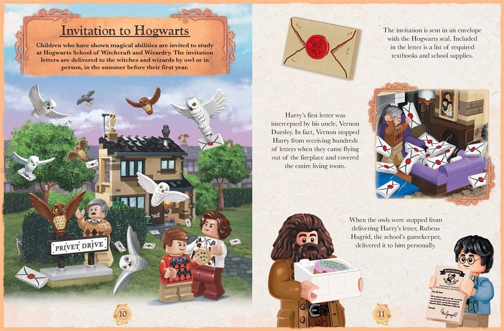 LEGO® Harry Potter™: Magical Year at Hogwarts (with 70 LEGO bricks, 3 minifigures, fold-out play scene and fun fact book) - LEGO® Minifigure Activity (Hardback)