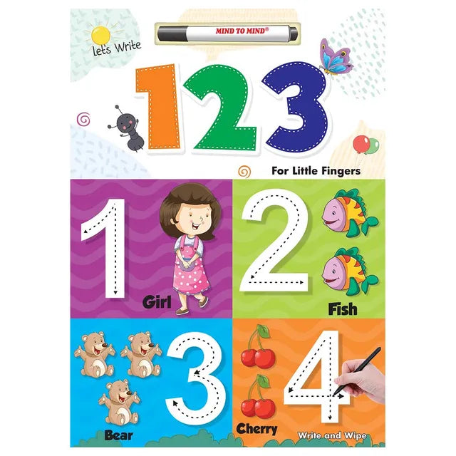Lets Write: 123