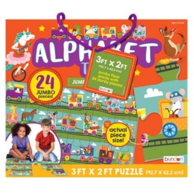 BENDON JUMBO FLOOR PUZZLE ALPHABET TRAIN