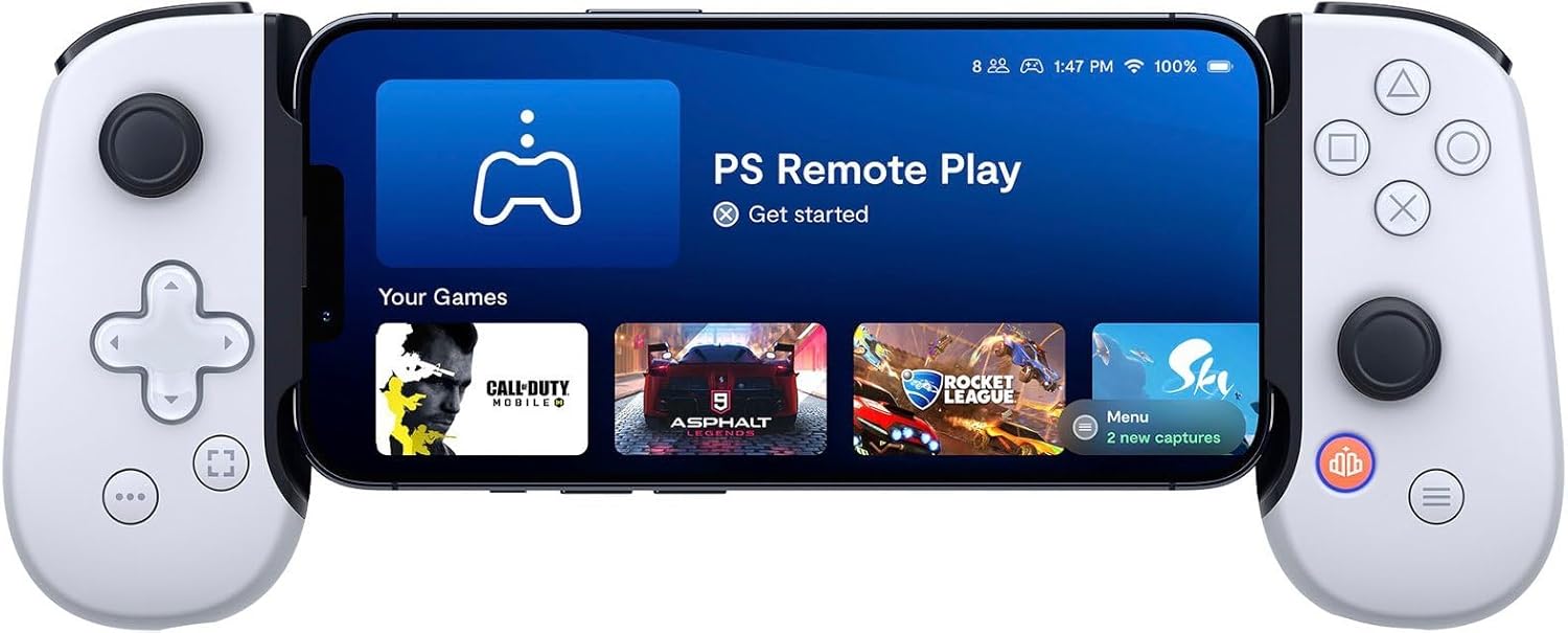 Backbone BB-02-W-S One Mobile Gaming Controller for Playstation