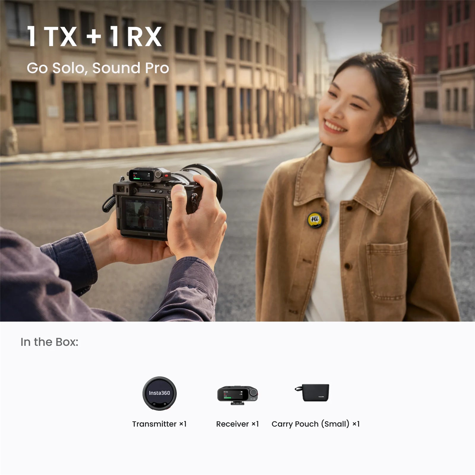 Insta 360 Mic Pro (1tx + 1rx)