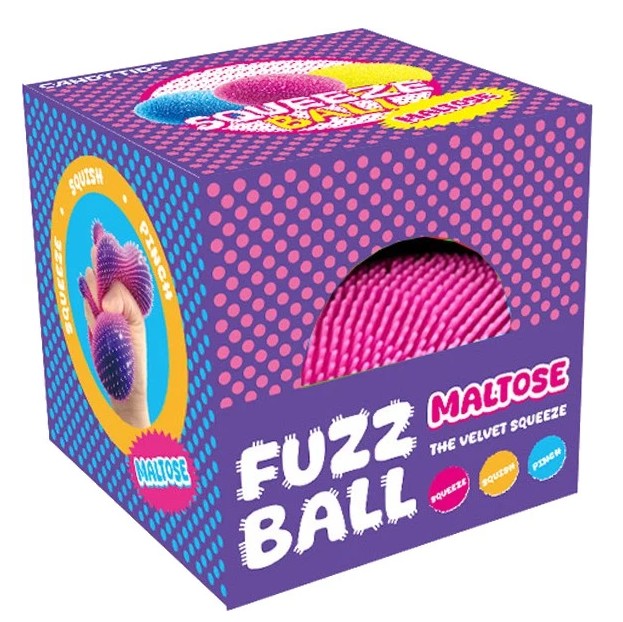 Fuzz Ball Maltose Squishy - Assorted Colour
