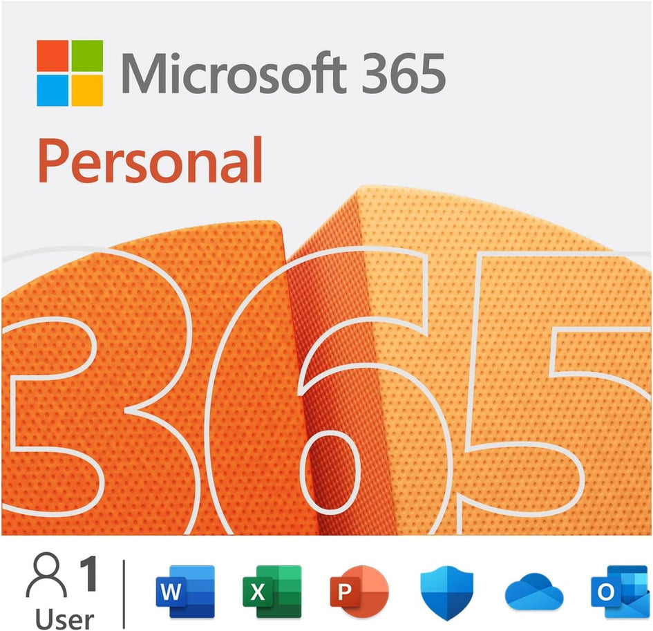 Microsoft M365 Personal English 1 Year Subscription Medialess P8