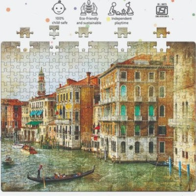 POPCORN GAMES AND PUZZLES 300 PIECE PUZZLE THE CITY OF CANALS