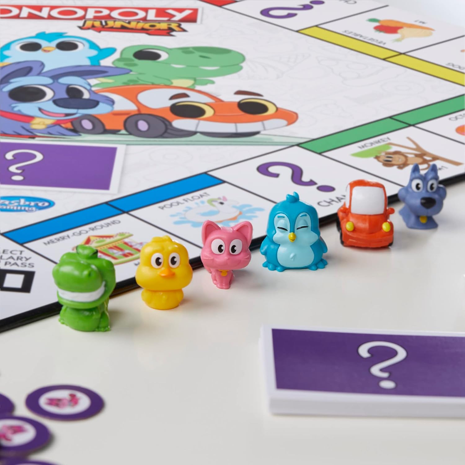 HASBRO GAMING MONOPOLY JUNIOR BOARD GAME 2 GAMES IN 1
