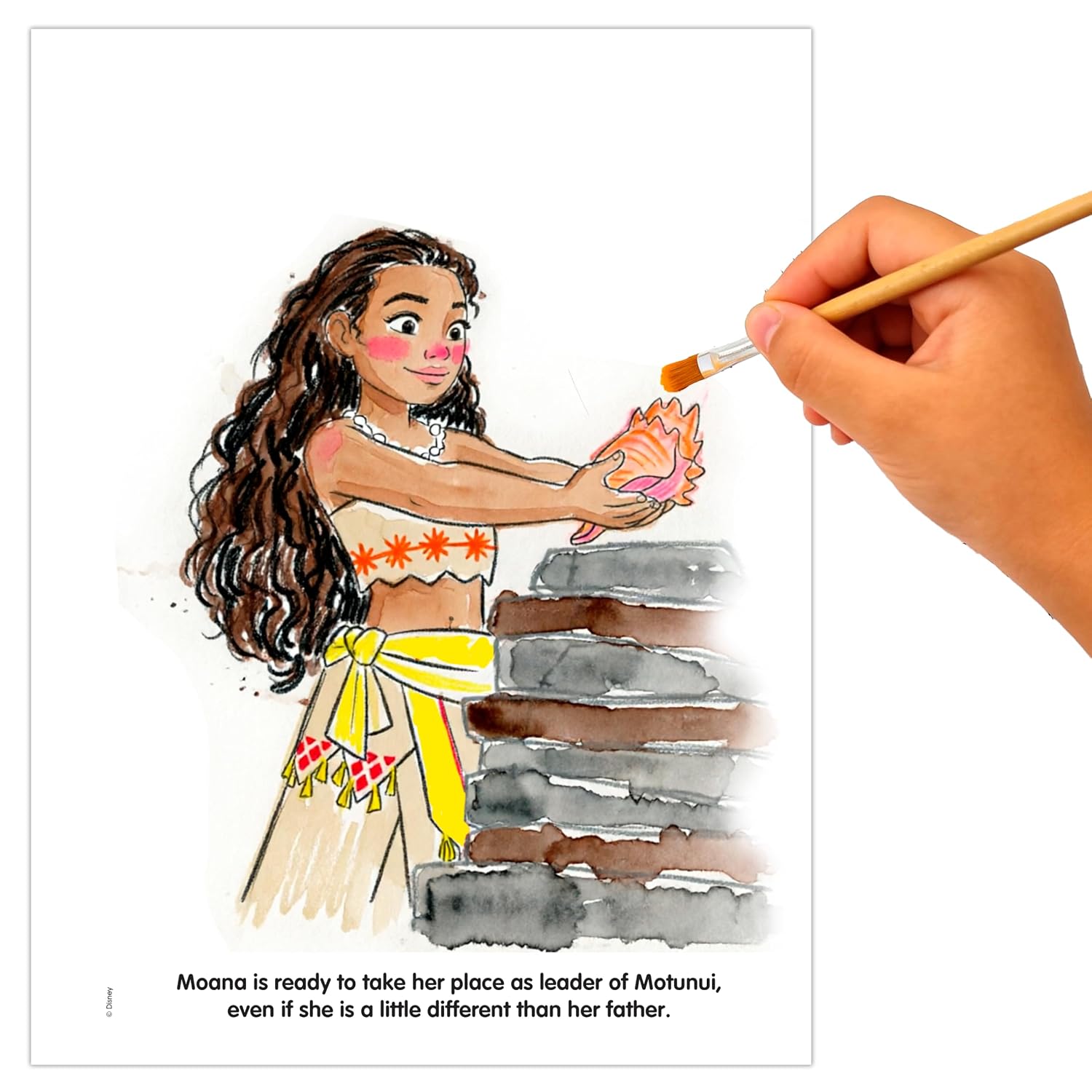 Disney Moana Deluxe Poster Paint & Color