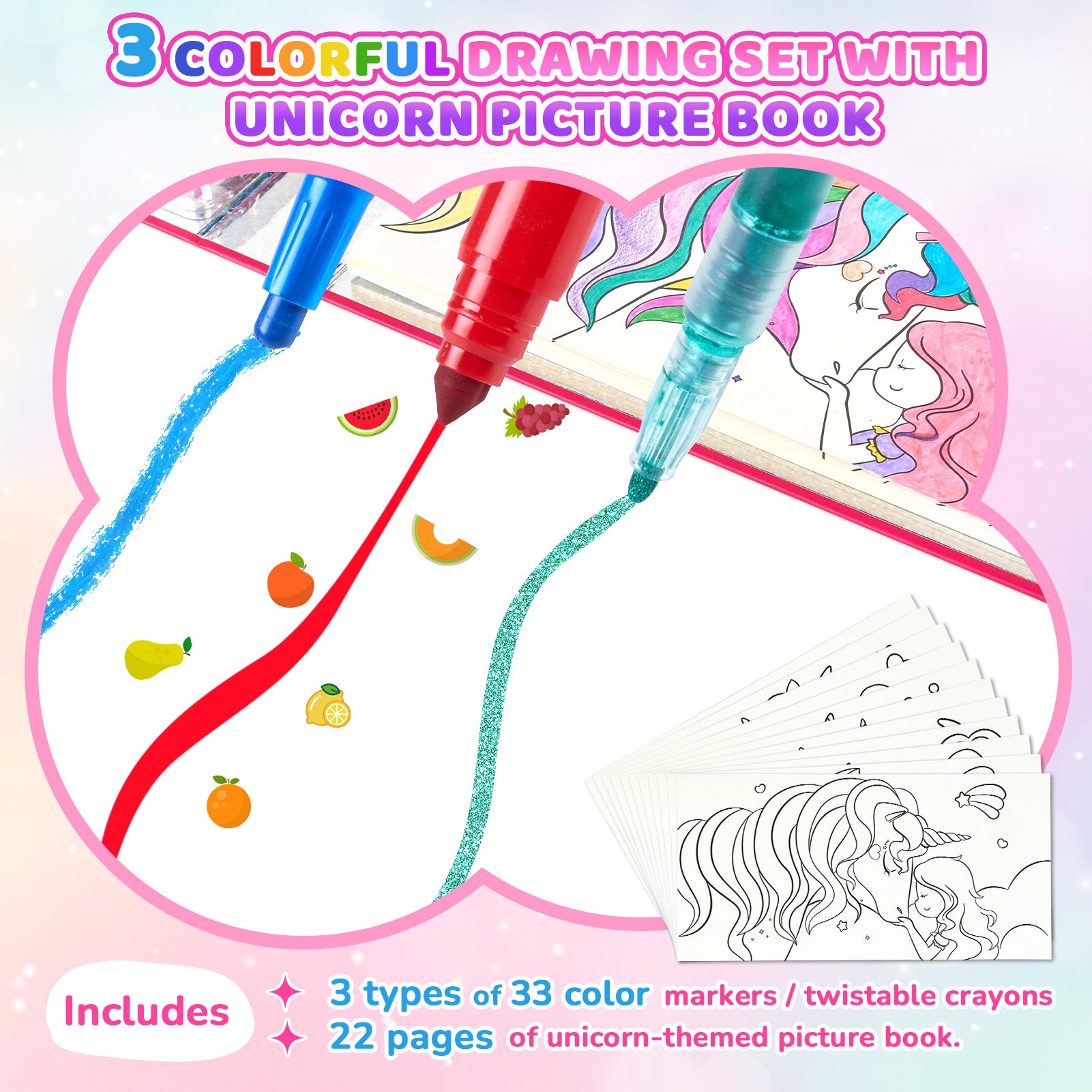 JOYCAT UNICORN DRAWING KIT