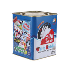 WHITE RABBIT CANDY 198G (TINS)