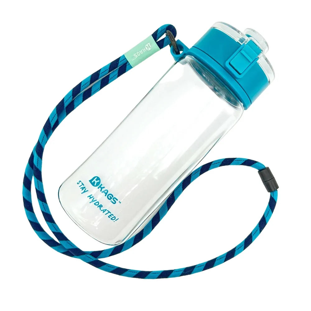 KAGS AQUARECHARGE SERIES TRITAN 600ML WATER BOTTLE TEAL